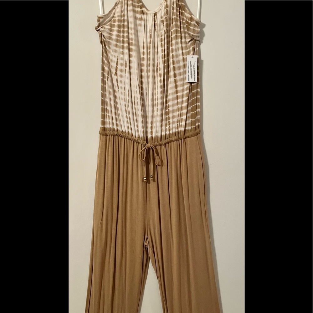 Lounge wear strappy jumpsuit